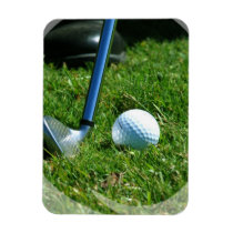 Golf Putt  Premium Magnet