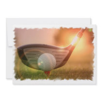 Golf Putter Invitation