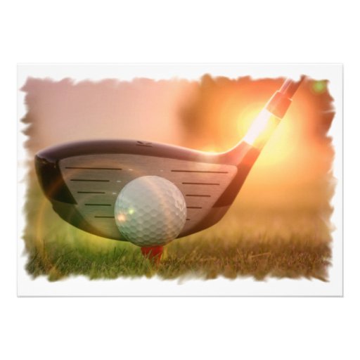 Golf Putter Invitation