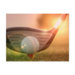 Golf Putter Postcard