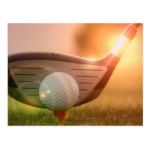 Golf Putter Postcard