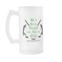 GOLF QUOTE BEER MUG