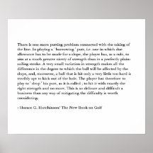 Golf Quote- One More Putting Problem Posters