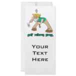 golf relieves stress humor rack cards