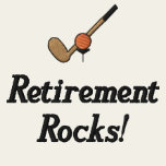 Golf Retirement Embroidered Shirt