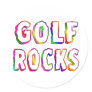 Golf Rocks Sticker