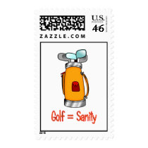 Golf = Sanity postage