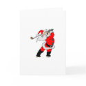 Golf Santa cards