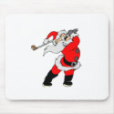 Golf Santa mousepads by CelebrationZazzle Golf Santa mousepads