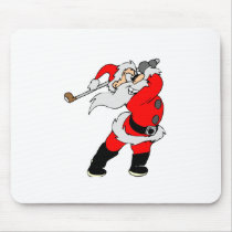 Golf Santa mousepads