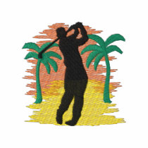 Golf Scene embroidered shirts
