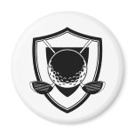 Golf Shield Magnet
