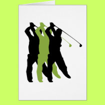 Golf Silhouette cards by sports_tshirts Golf Silhouette cards