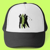 Golf Silhouette hats by sports_tshirts Golf Silhouette hats