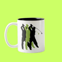 Golf Silhouette mugs by sports_tshirts Golf Silhouette mugs