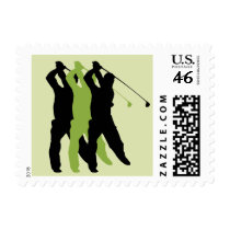 Golf Silhouette postage