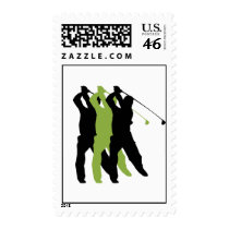 Golf Silhouette postage