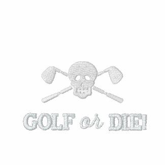 Golf Skull Bad Boys - Golf or Die - Golf Shirt embroideredshirt