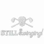 Golf Skull - Still Swinging - League Jacket embroidered shirts
