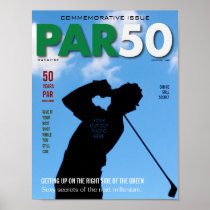 Golf Sports Magazine Cover - Par 50 Posters