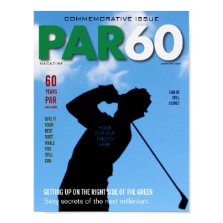 Golf Sports Magazine Cover - Par 60 print