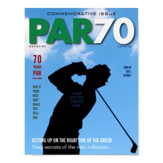 Golf Sports Magazine Cover - Par 70 print