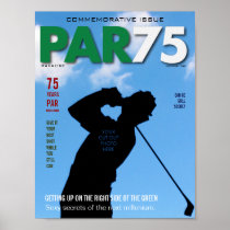 Golf Sports Magazine Cover - Par 75 Posters