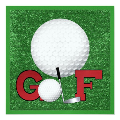 Golf - SRF Custom Invitation