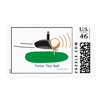 Golf stamp - Tattoo That Ball