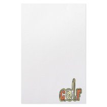 Golf Stationery Design