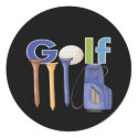Golf sticker