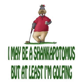 Golf t-shirts: Shankapotomus Hippo shirt