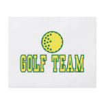 golf team logo design flyer
