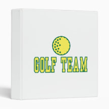 golf team logo design vinyl binders