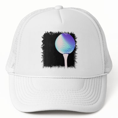 White Golf Hat