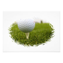 Golf Tee Design Invitation