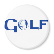 Golf Tee Fridge Magnet