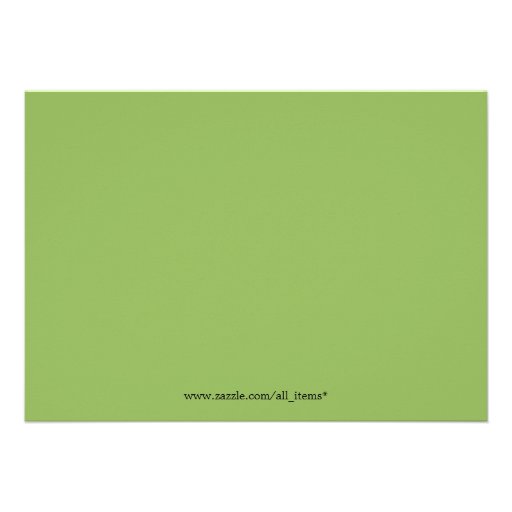 Golf Thank You Flat Card Personalized Invitations