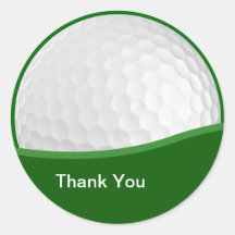Golf Thank You Stickers