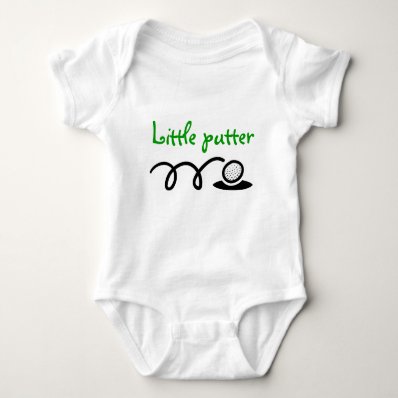 Golf theme baby outfit | Customizable design Tee Shirt