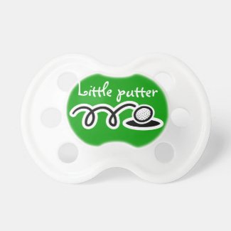 Golf theme baby pacifier / soother / dummy binkie