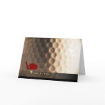 Golf Themed Thank You Card