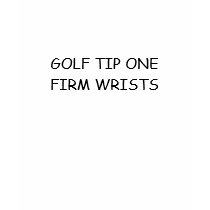 GOLF TIP ONEFIRM WRISTS t-shirts