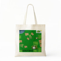 Golf tote bag