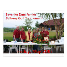 Golf Tourney Save the Date Postcard