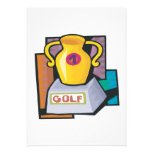 Golf Trophy Personalized Invite