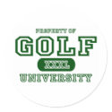 Golf University stickers by universityshirts Golf University stickers