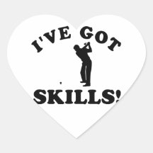 Golf vector designs stickers