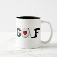 Golf with Golf Ball Coffee Mug