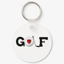 Golf with Golf Ball keychains